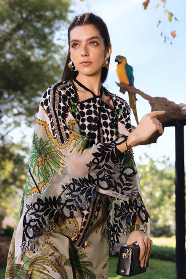 Maria B Printed Embroidered Lawn 3PC Unstitched