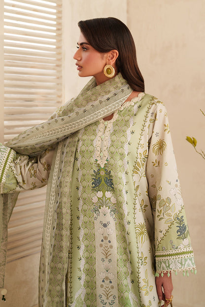 Baroque Printed Embroidered Lawn 3PC Unstitched