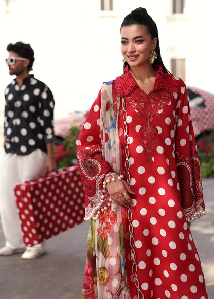 Maria B Printed Embroidered Lawn 3PC Unstitched
