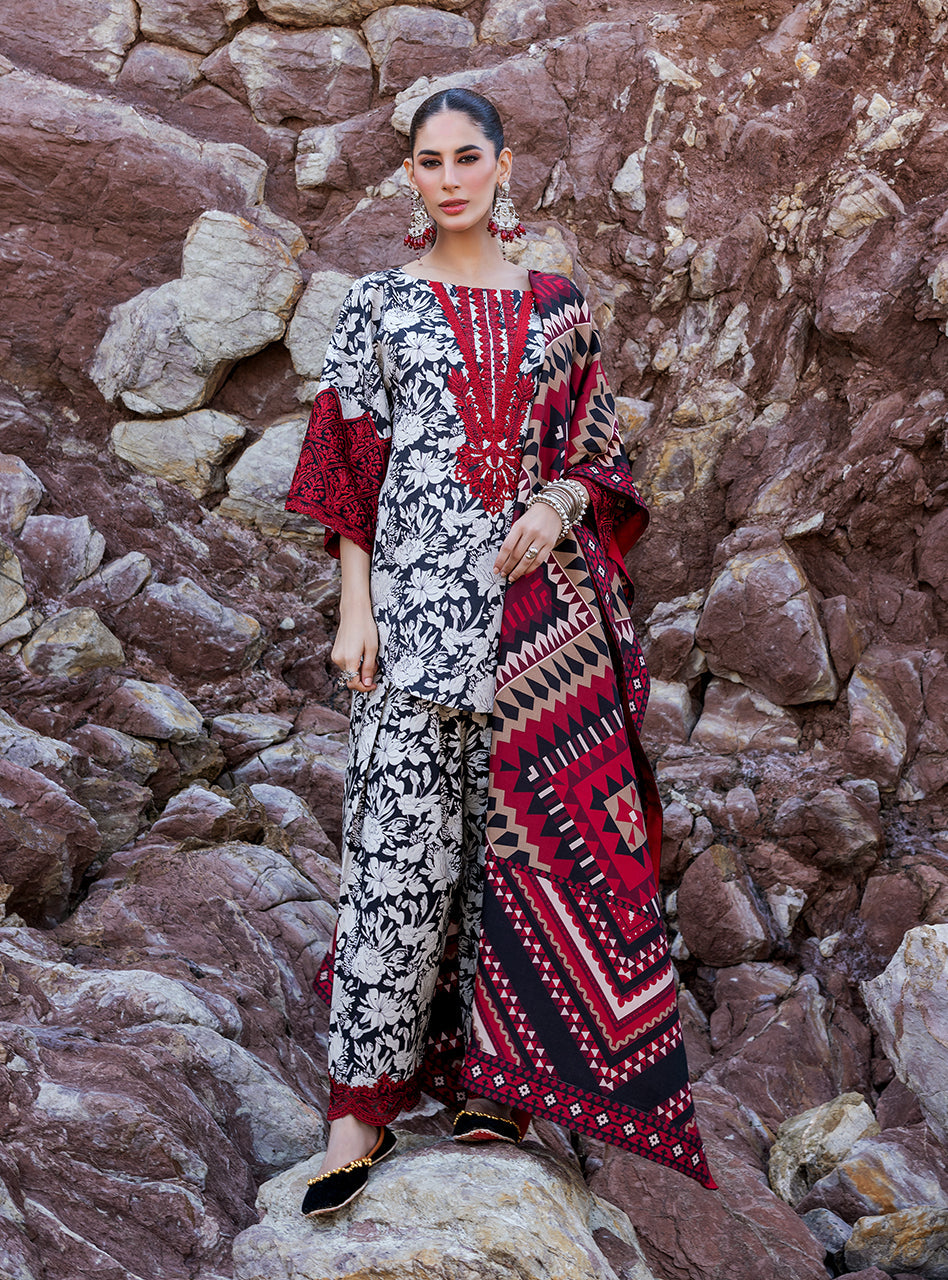 Zainab Chottani Embroidered Lawn 3PC Unstitched
