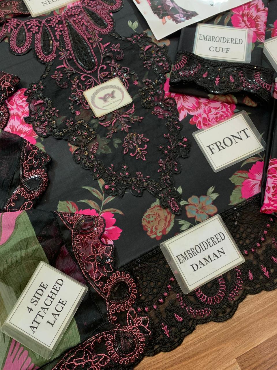 Ramsha Printed Embroidered Lawn