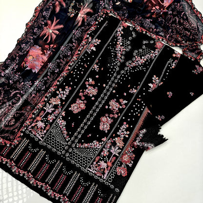 Party Wear Heavy Embroidered 3PC Unstitched
