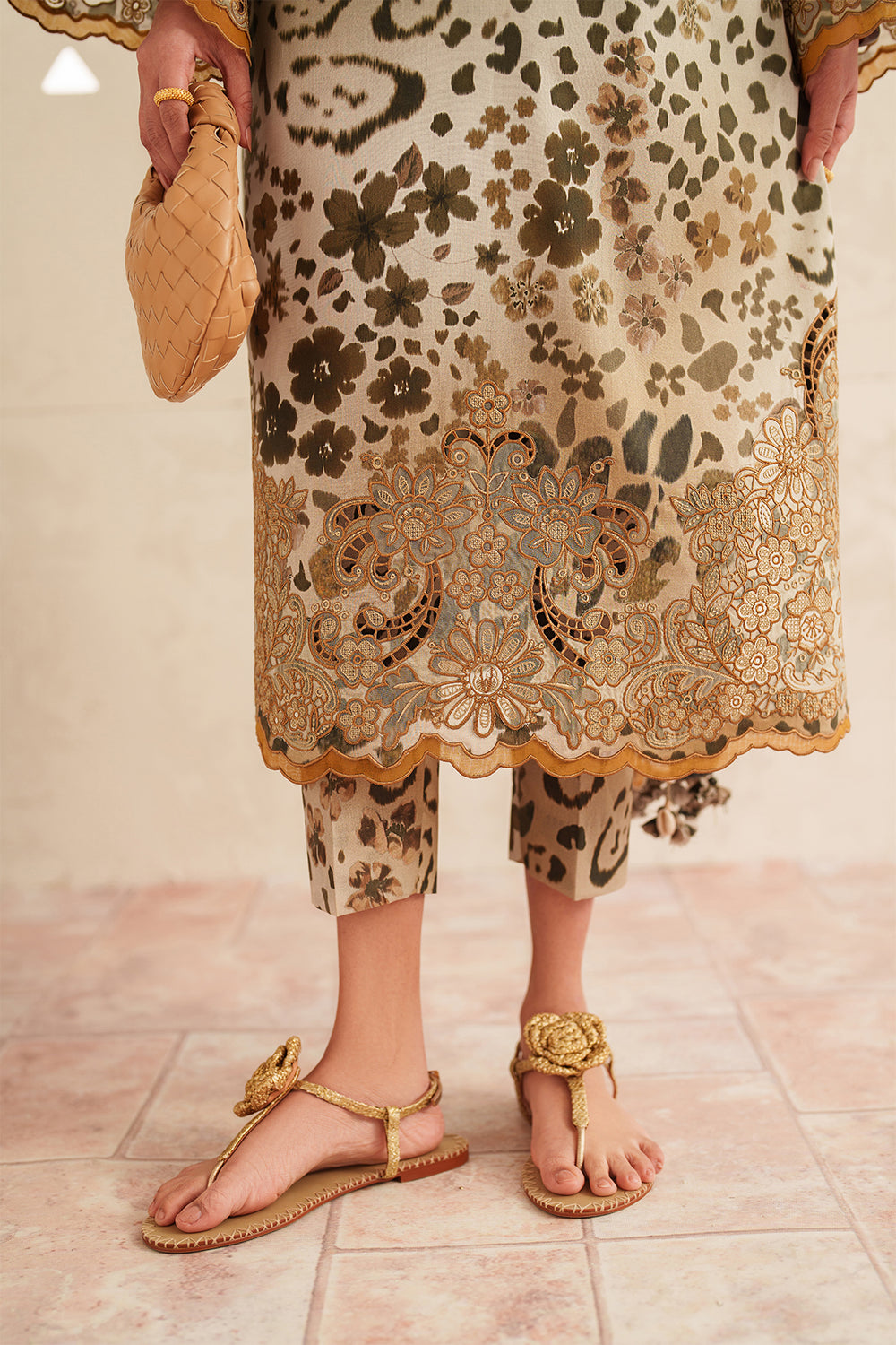 Baroque Printed Embroidered Lawn 3PC Unstitched