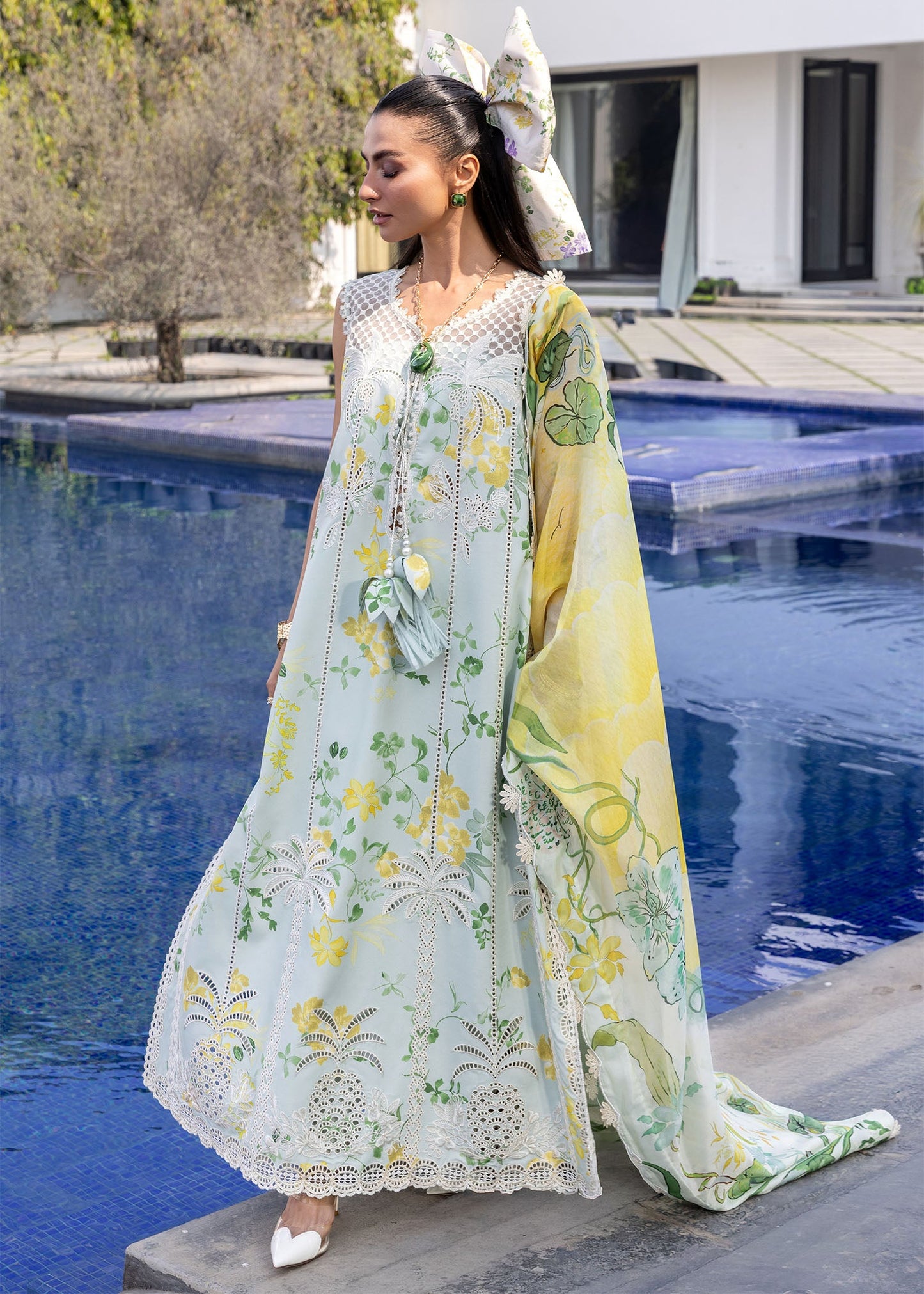 Crimson Printed Embroidered Lawn 3PC Unstitched