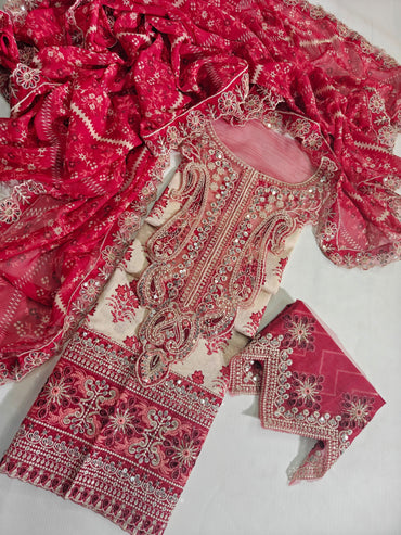 Maria B Printed Embroidered 3PC