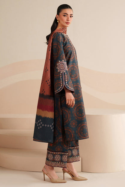 Jazmin Printed Embroidered Lawn 3PC Unstitched