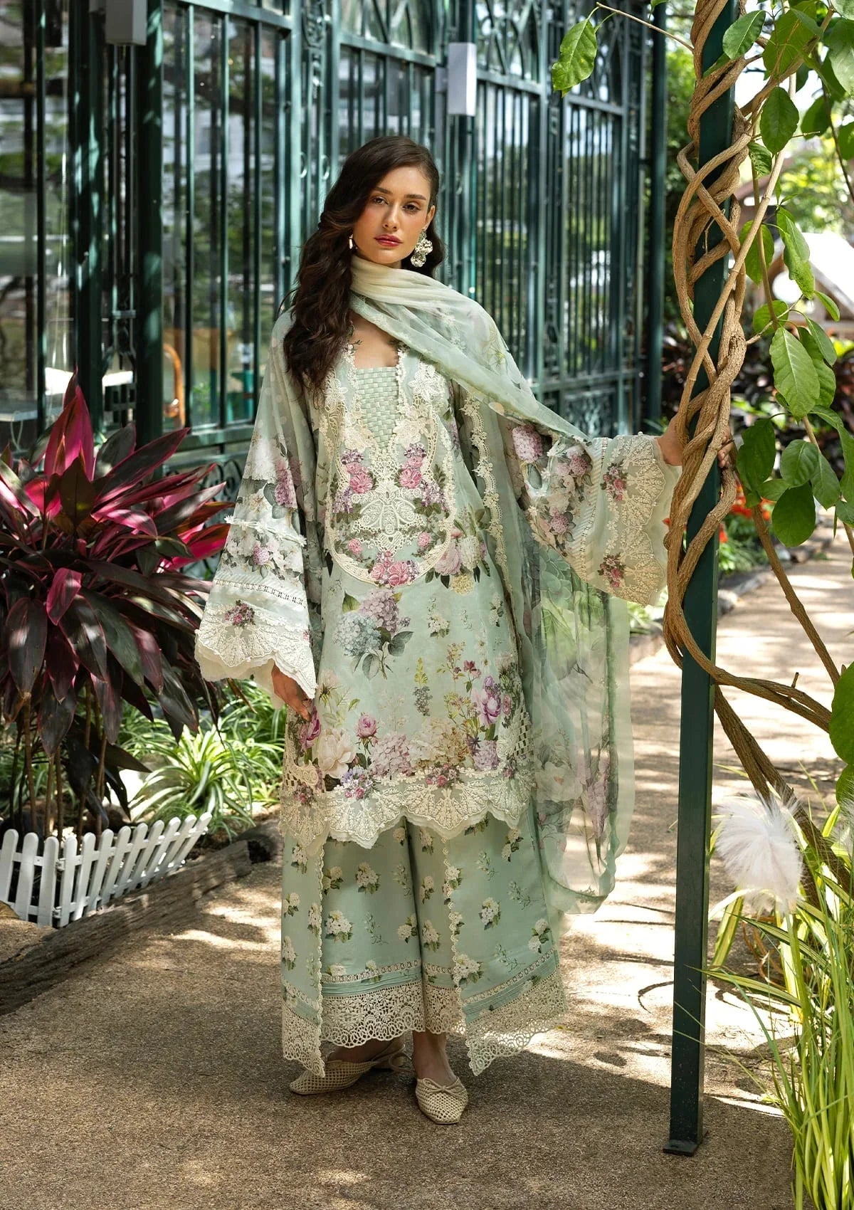 Elaf Printed Embroidered Lawn 3PC Unstitched