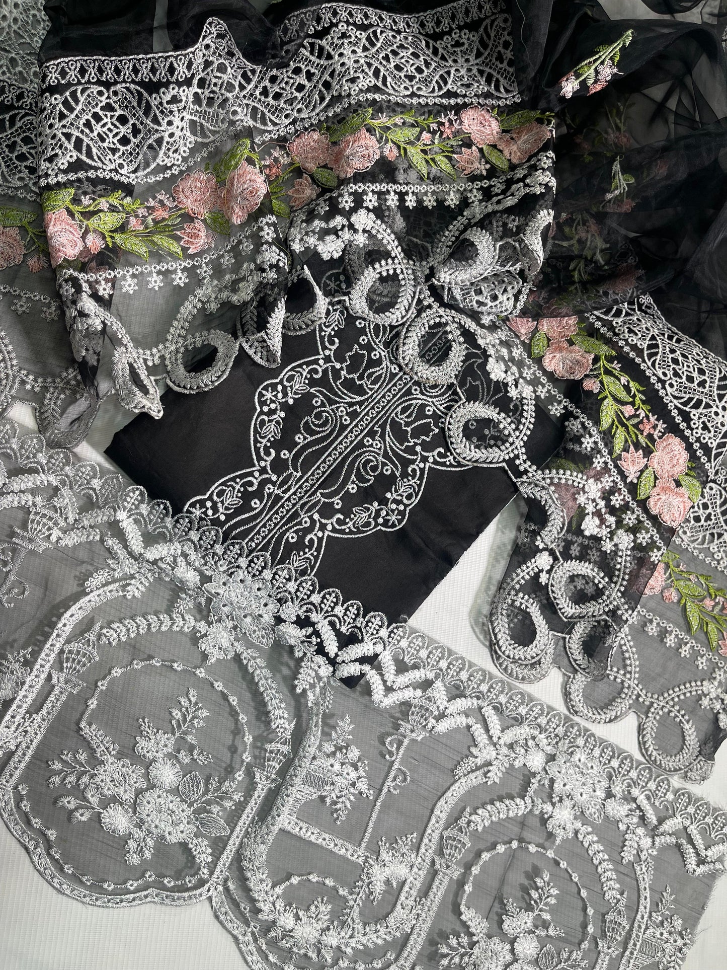 Branded Kahf Heavy Embroidered 3 PC