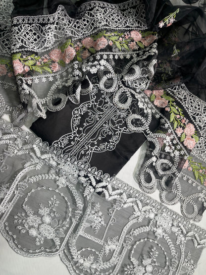 Branded Kahf Heavy Embroidered 3 PC