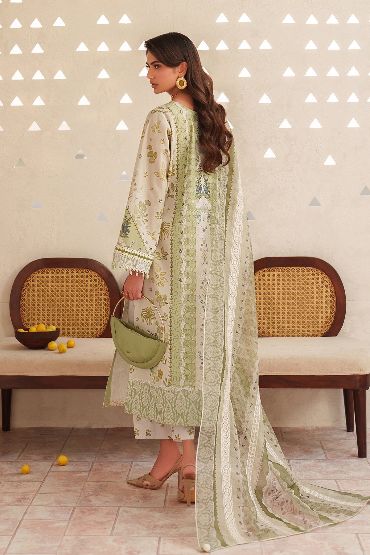Baroque Printed Embroidered Lawn 3PC Unstitched