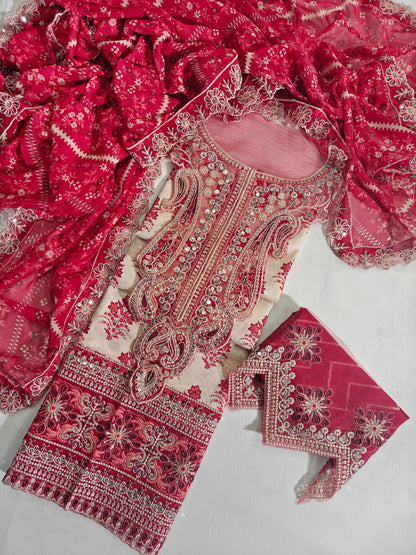 Maria B Printed Embroidered 3PC