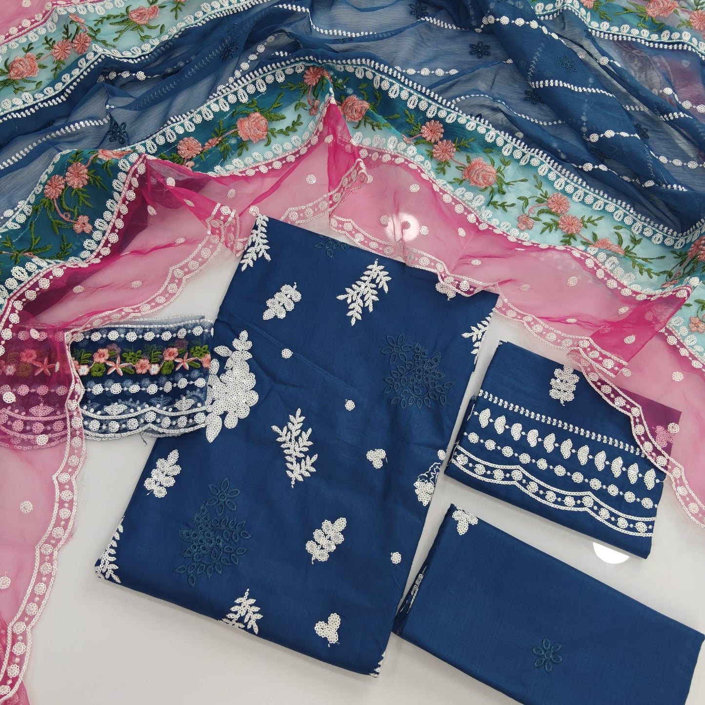 Party Wear Heavy Embroidered 3PC Unstitched
