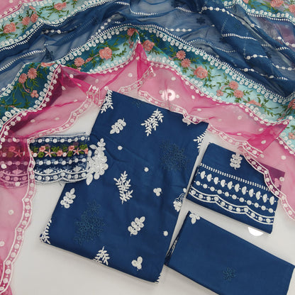 Party Wear Heavy Embroidered 3PC Unstitched
