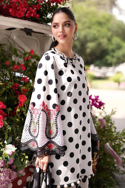 Maria B Printed Embroidered Lawn 3PC Unstitched
