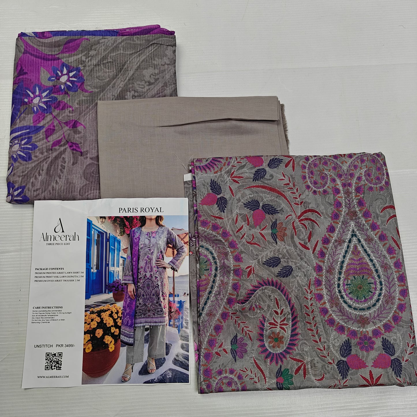 Almeerah Printed Lawn 3PC