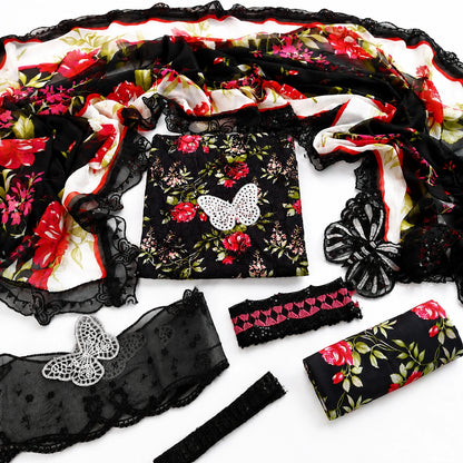 Maria B Printed Embroidered Lawn 3PC Unstitched