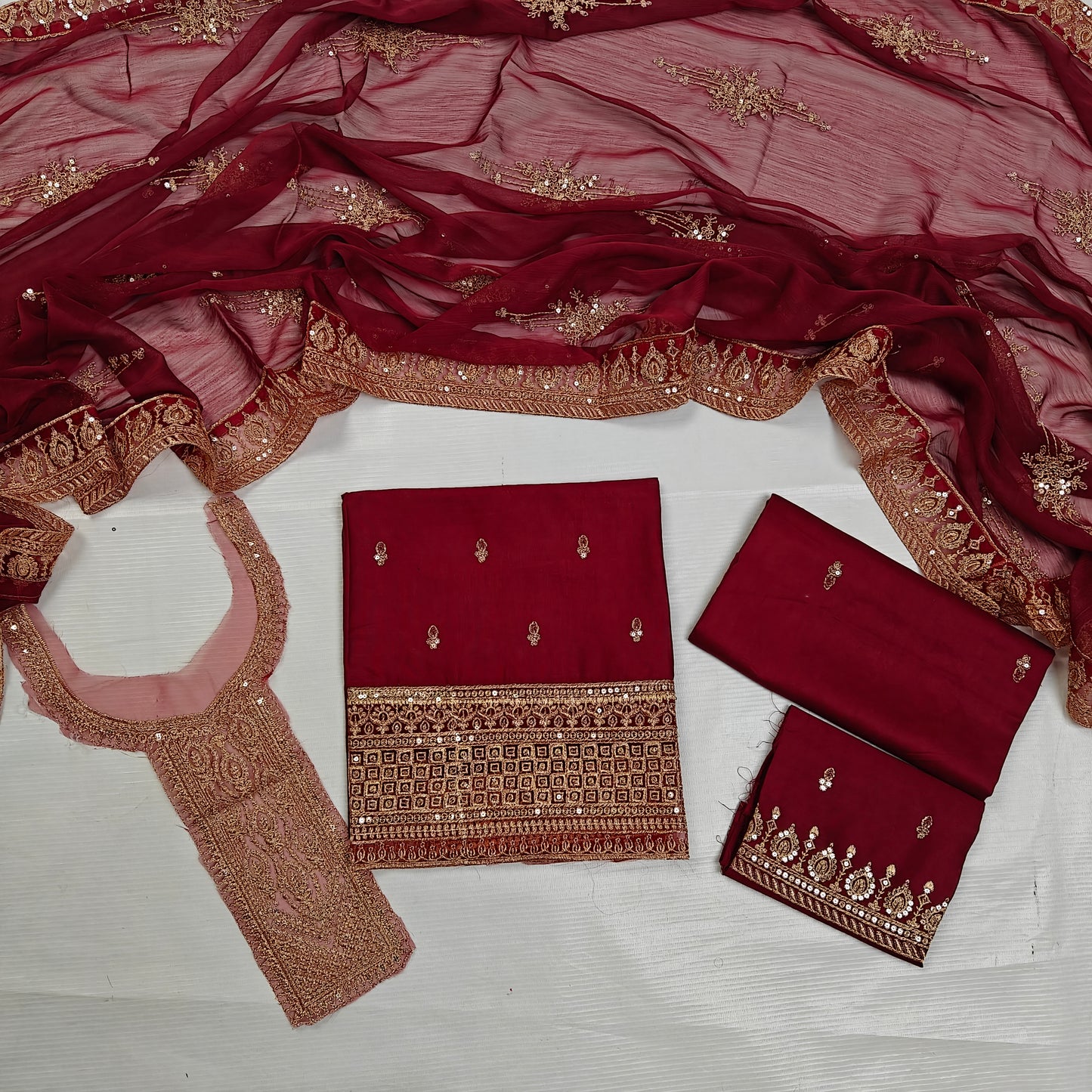 Party Wear Fancy Heavy Embroidered 3PC Unstitched
