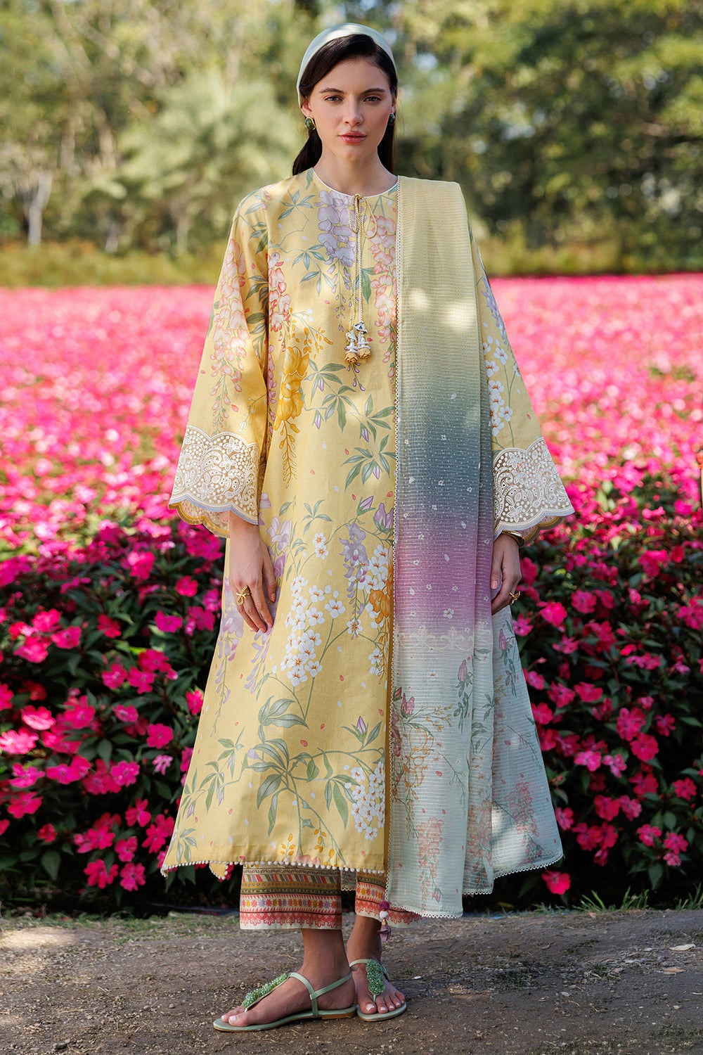 Jazmin Printed Embroidered Lawn 3PC Unstitched