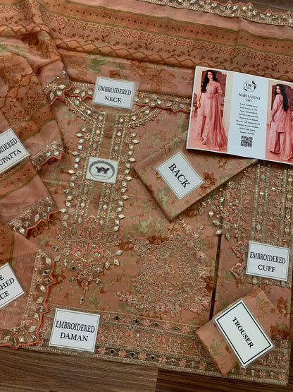 Mohagni Embroidered Printed Lawn