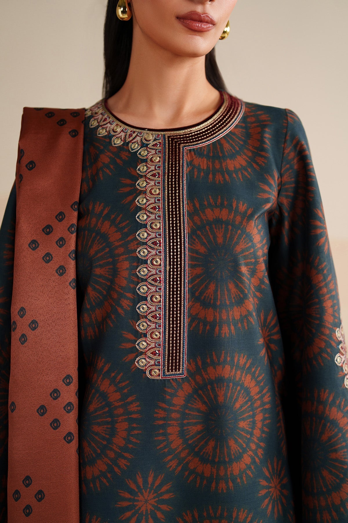 Jazmin Printed Embroidered Lawn 3PC Unstitched