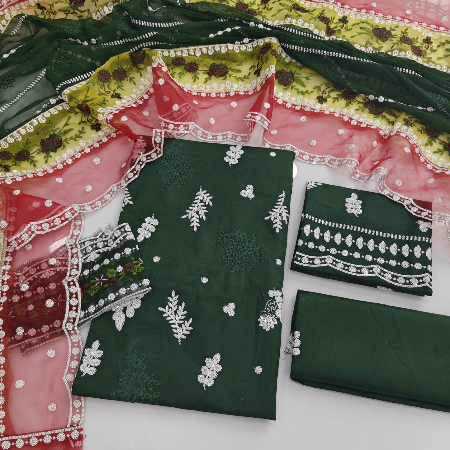 Party Wear Heavy Embroidered 3PC Unstitched