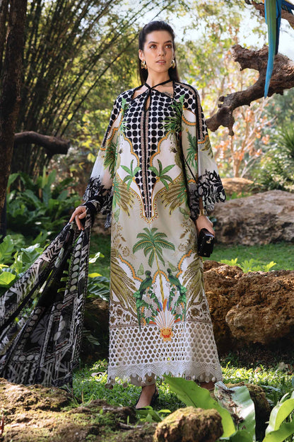 Maria B Printed Embroidered Lawn 3PC Unstitched