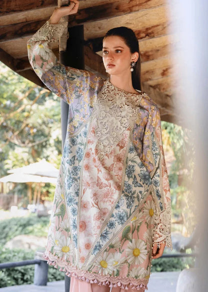 Maria B Printed Embroidered Lawn 3PC Unstitched