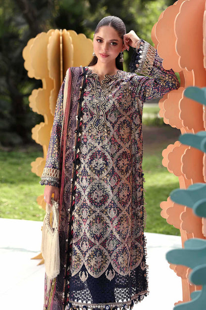 Maria B Printed Embroidered Lawn 3PC Unstitched
