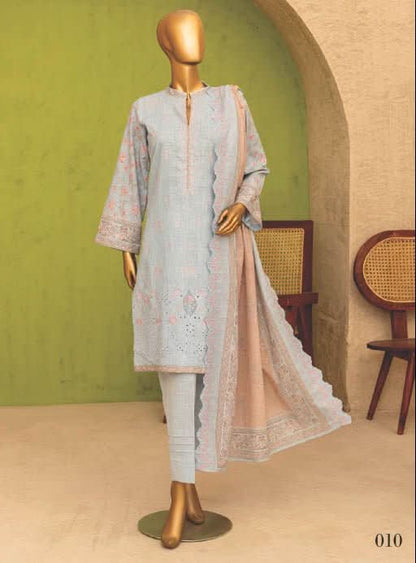 Safina Khaddhar Embroidered 3Pc - Memon Clothes