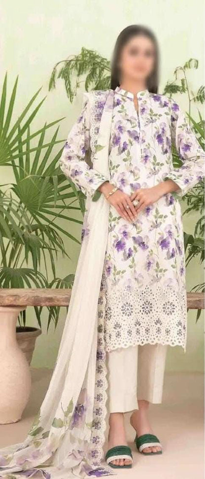 Tawakkal Printed Embroidery Unstitched - Memon Clothes